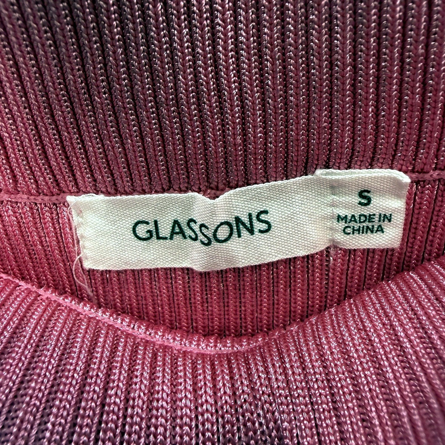 Glassons Womens Pencil Midi Slit Skirt in Pink, Size S