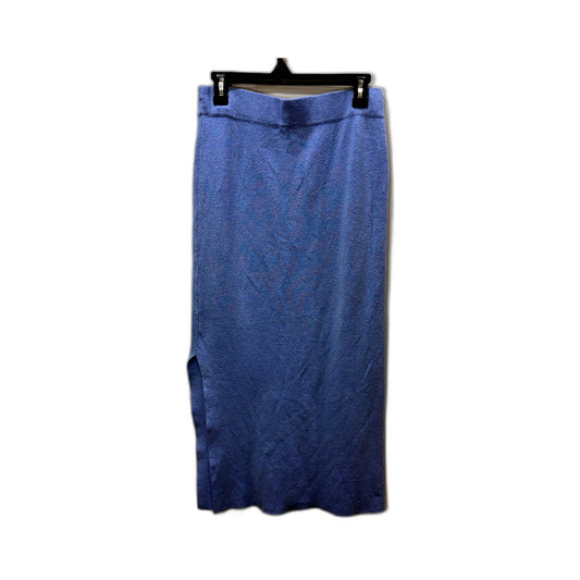 Seed Heritage Womens Blue Linen Viscose Pencil Midi Skirt, Size M