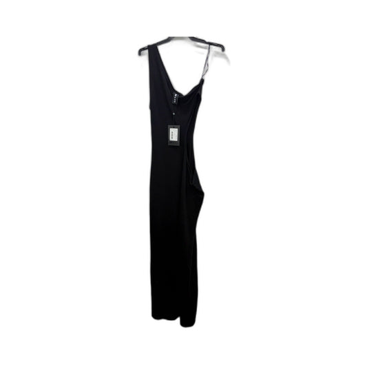 JGR & STN Womens Bare Shoulder Midi Dress in Black, Sleeveless Size 12 NEW