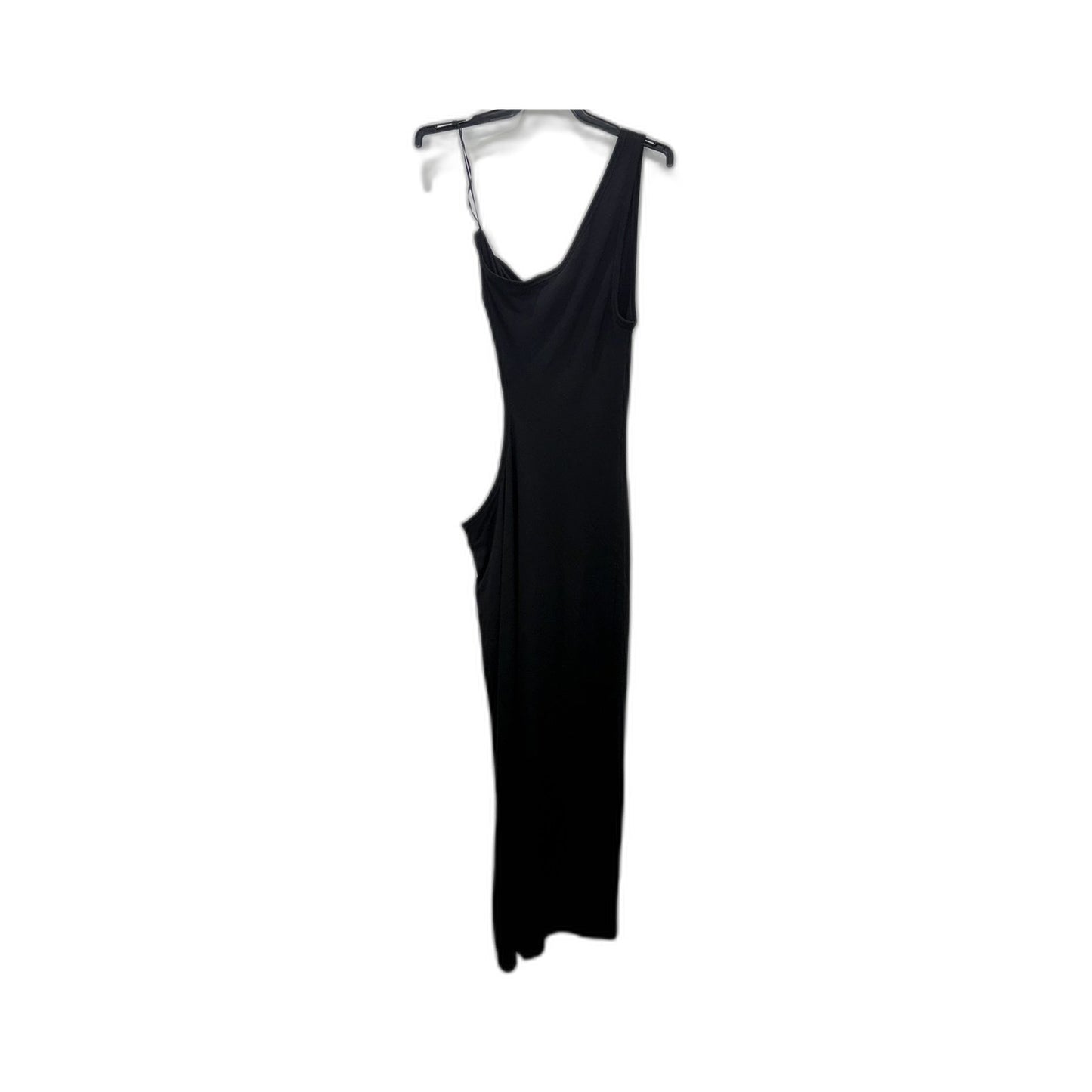 JGR & STN Womens Bare Shoulder Midi Dress in Black, Sleeveless Size 12 NEW