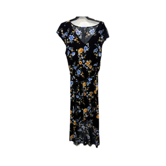 Ed.it.ed Womens Floral Print Wrap Dress Casual Lightweight Viscose Multi Color