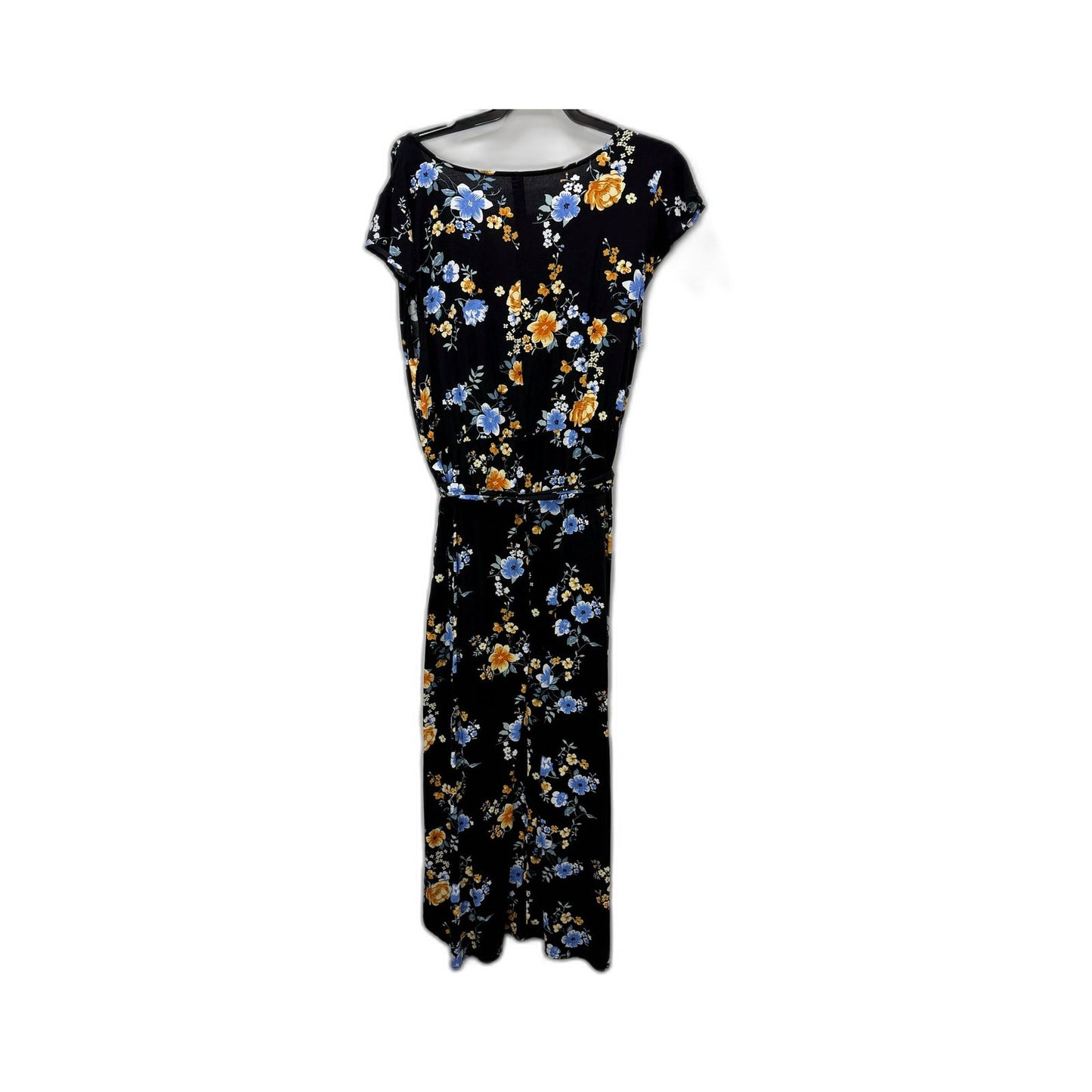 Ed.it.ed Womens Floral Print Wrap Dress Casual Lightweight Viscose Multi Color
