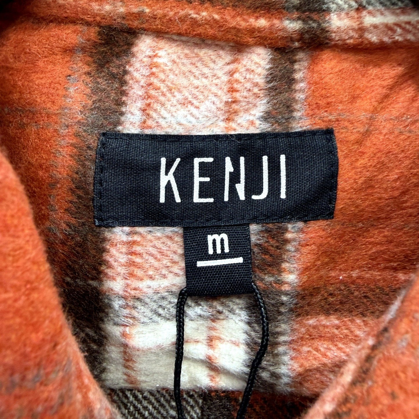 Kenji Mens Plaid Flannel Shirt Button Down Casual Multi Color Size M NEW
