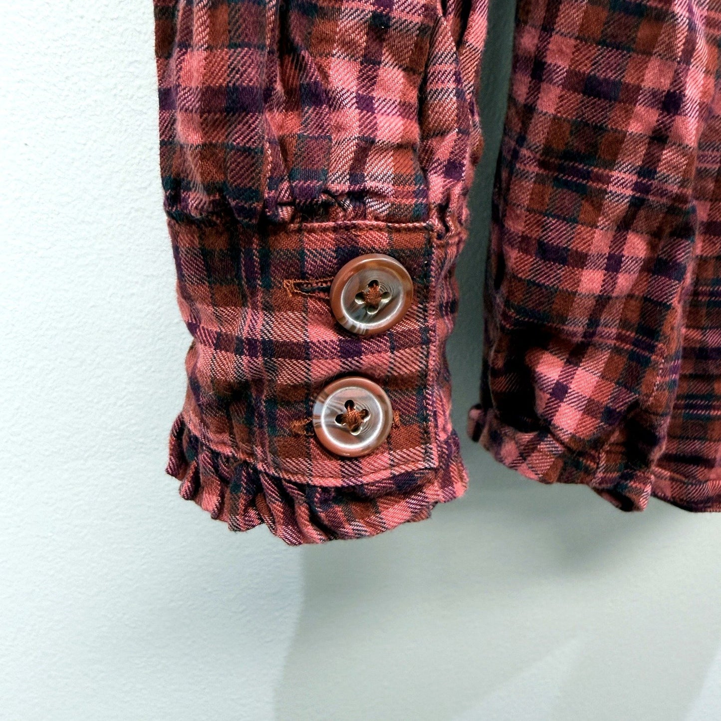 Next Womens Plaid Button-Up Shirt in Multi Color and - Size 20