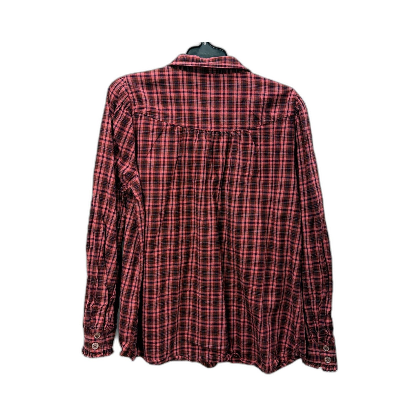 Next Womens Plaid Button-Up Shirt in Multi Color and - Size 20