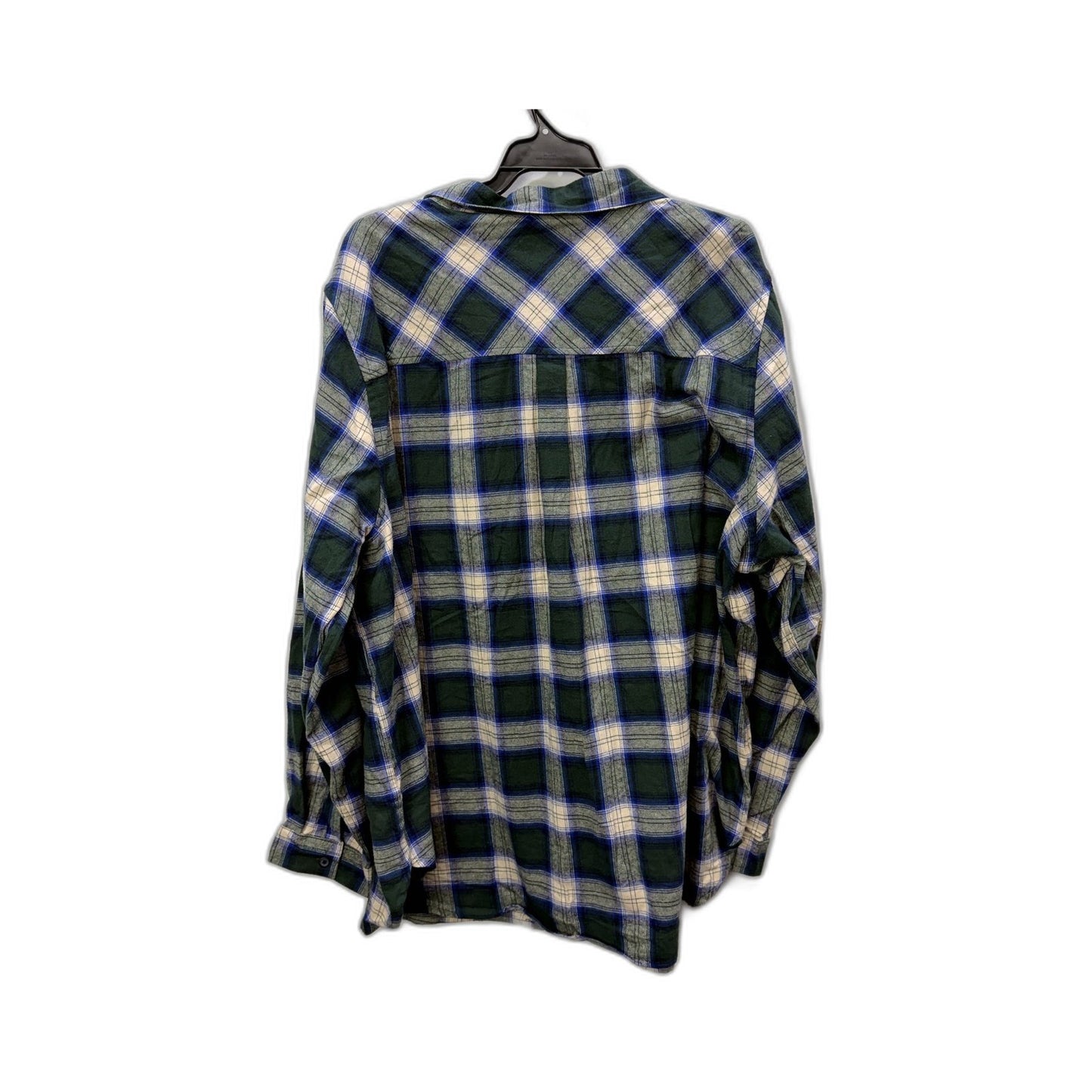 Ed.it.ed Womens Plaid Flannel Shirt Soft Cotton Button Down Long Sleeve NEW