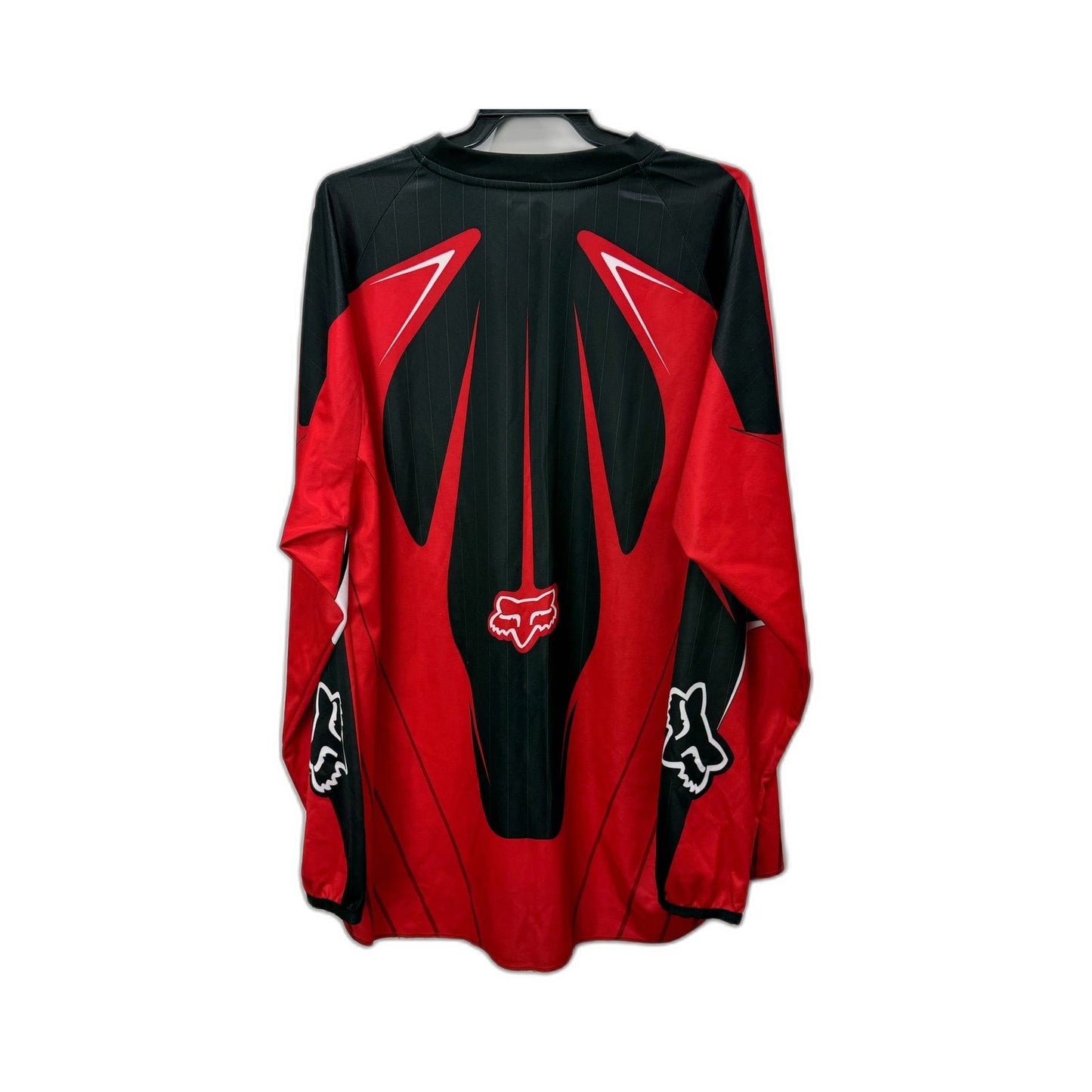 Fox Mens 360 Divizion Motocross Jersey in Black and Red, Size XL