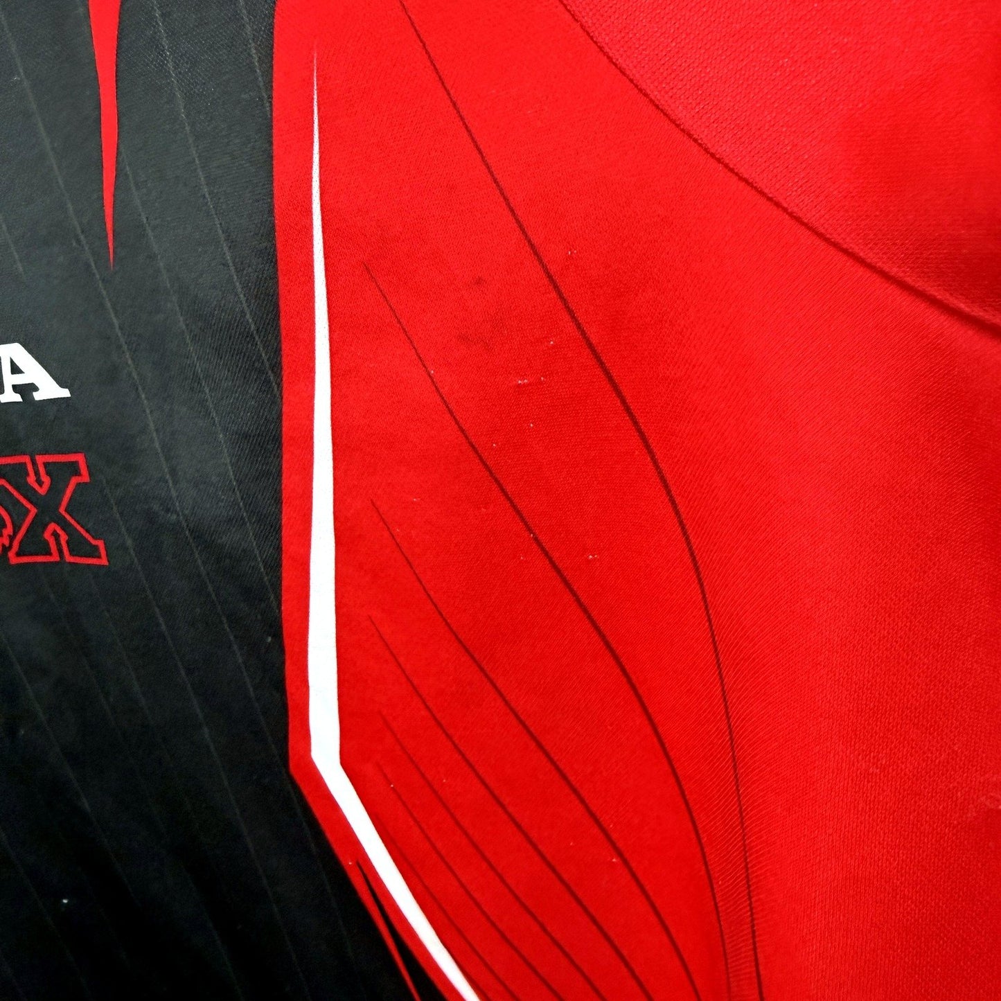 Fox Mens 360 Divizion Motocross Jersey in Black and Red, Size XL