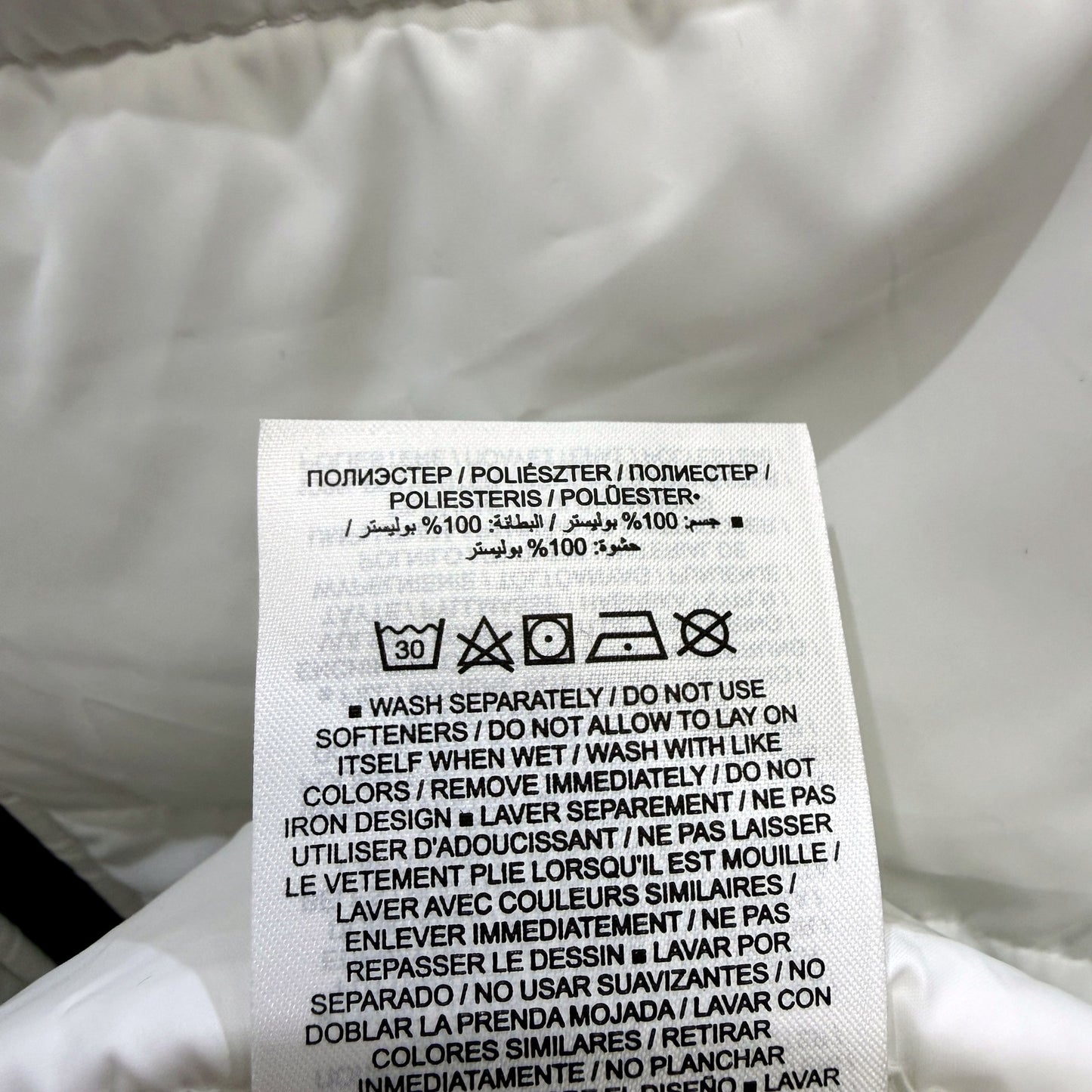 Nike Womens Hooded Insulated Puffer Jacket White Winter Coat S NEW