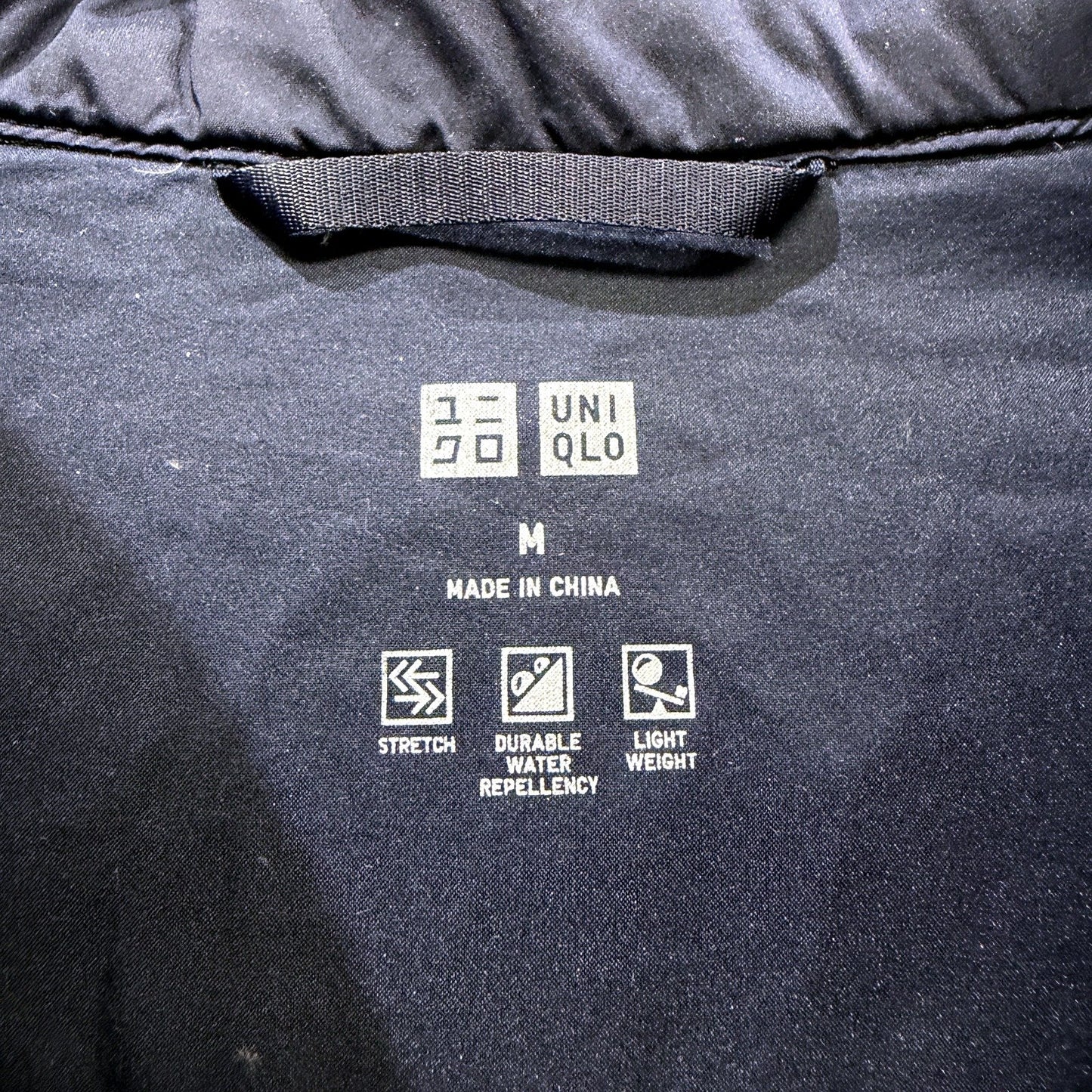 UNIQLO Womens Navy Seamless Down Long Puffer Coat Warm Insulation Size M