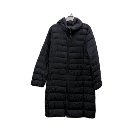 UNIQLO Womens Ultra Light Down Puffer Coat Black Lightweight Water Sz M