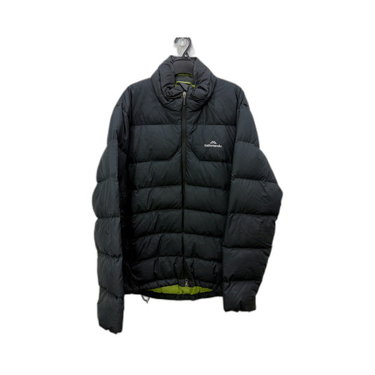 Kathmandu Mens Duckdown 550 Puffer Jacket Black Lightweight Packable Size L