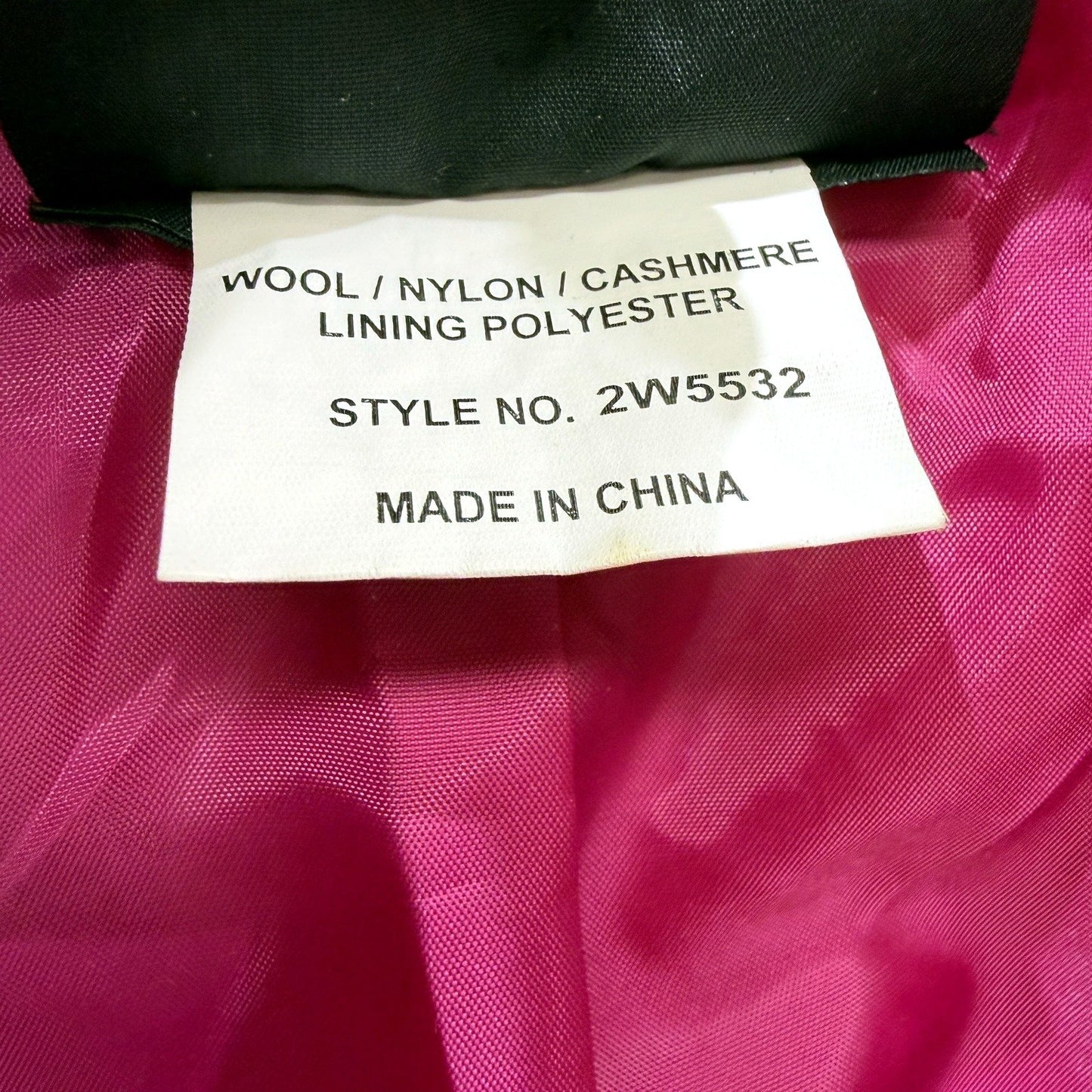 Stitches Womens Magenta Wool Blend Blazer - Size 14