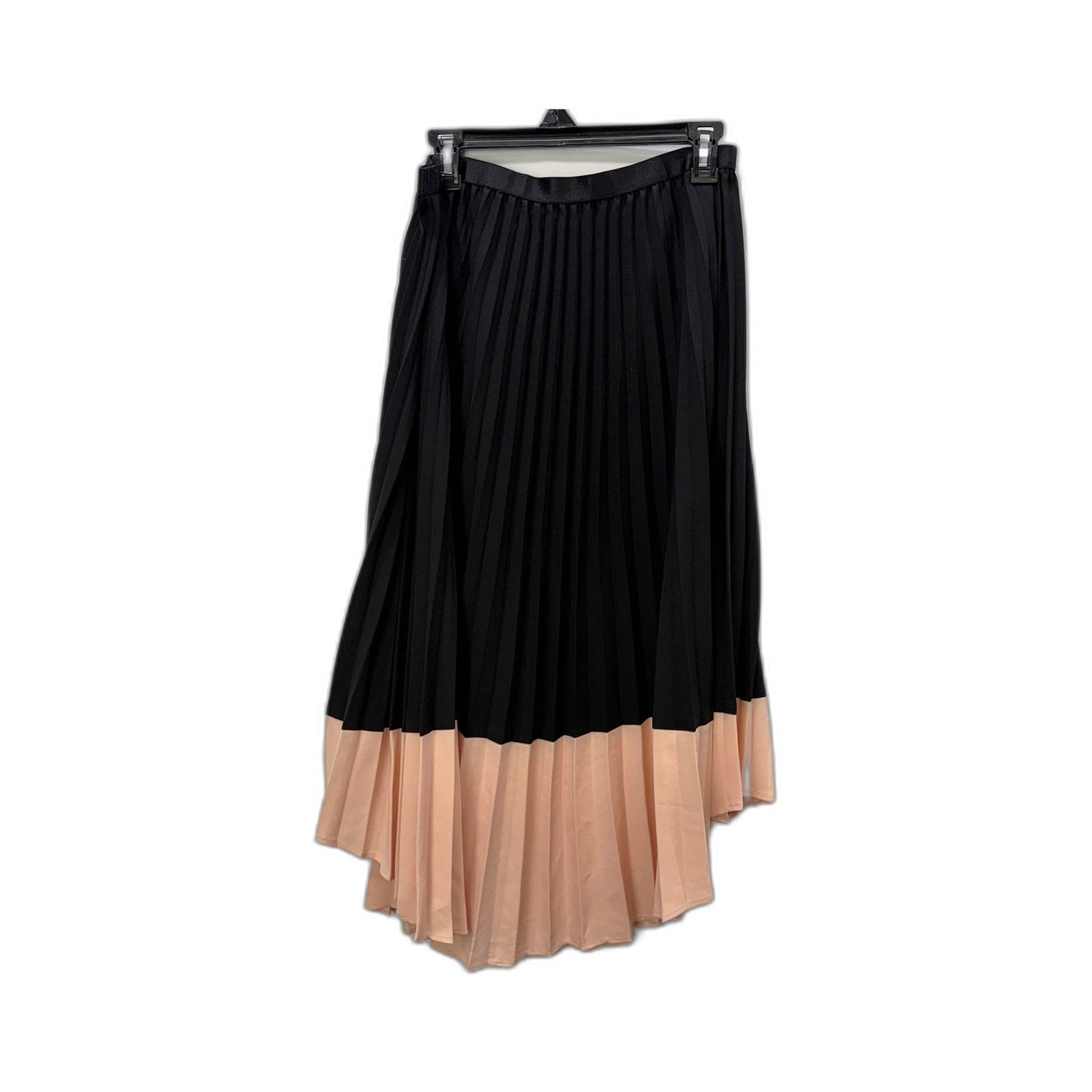Preview Womens Pleated Midi Skirt in Black and Pink for Size 14