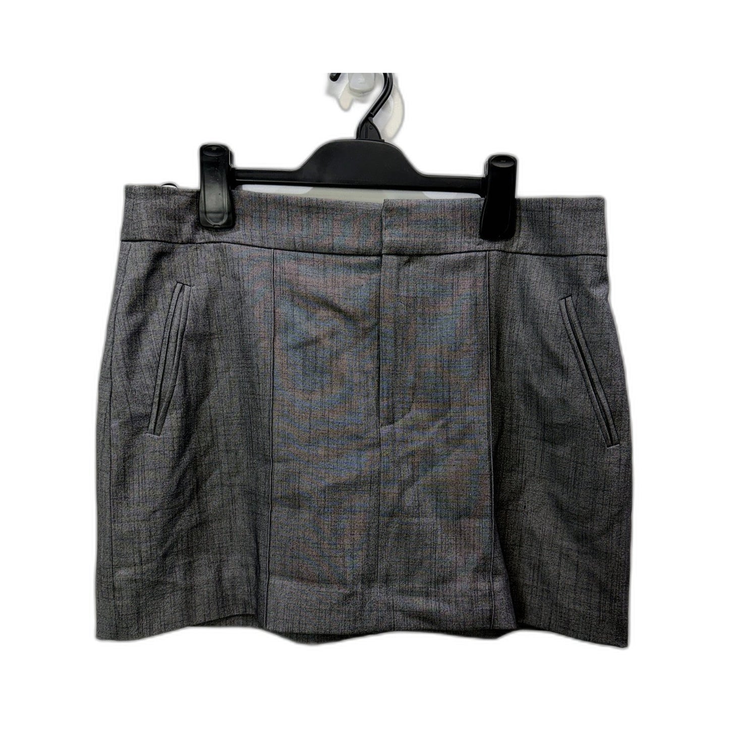 Seed Heritage Gray Pleated Mini Skirt Elegant Casual Everyday Wear Size 12