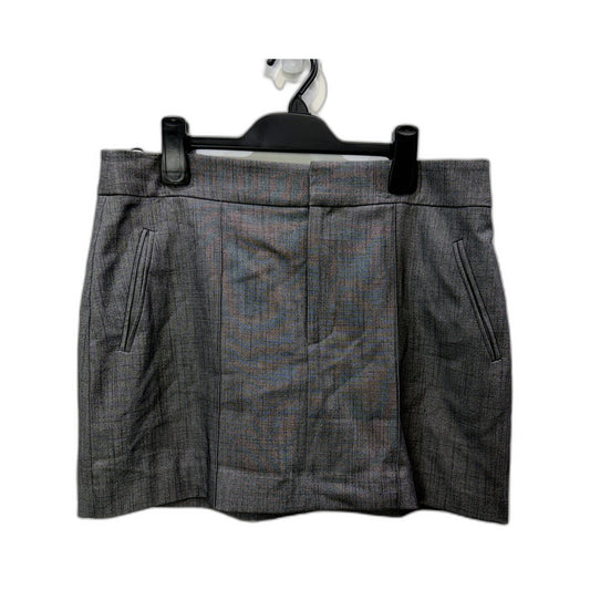 Seed Heritage Gray Pleated Mini Skirt Elegant Casual Everyday Wear Size 12