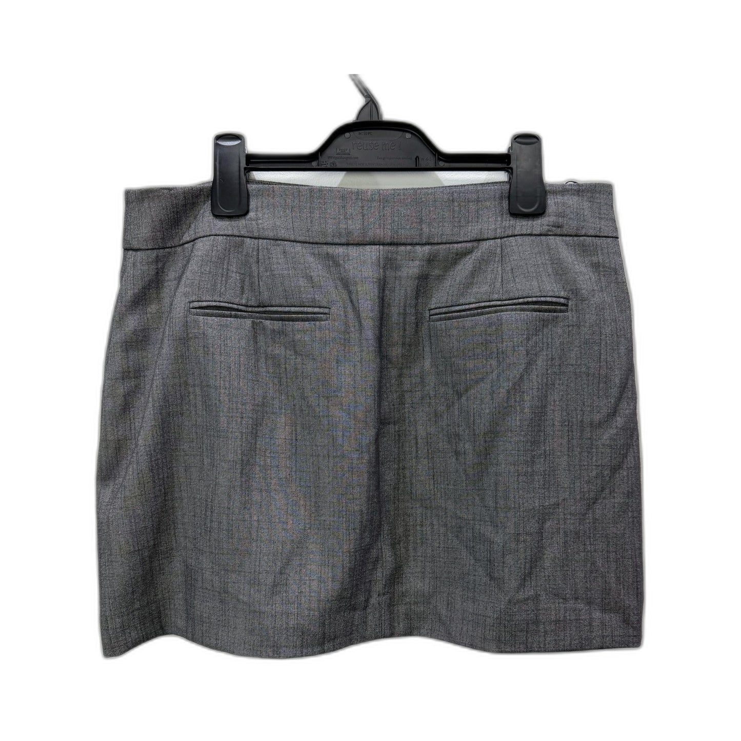 Seed Heritage Gray Pleated Mini Skirt Elegant Casual Everyday Wear Size 12