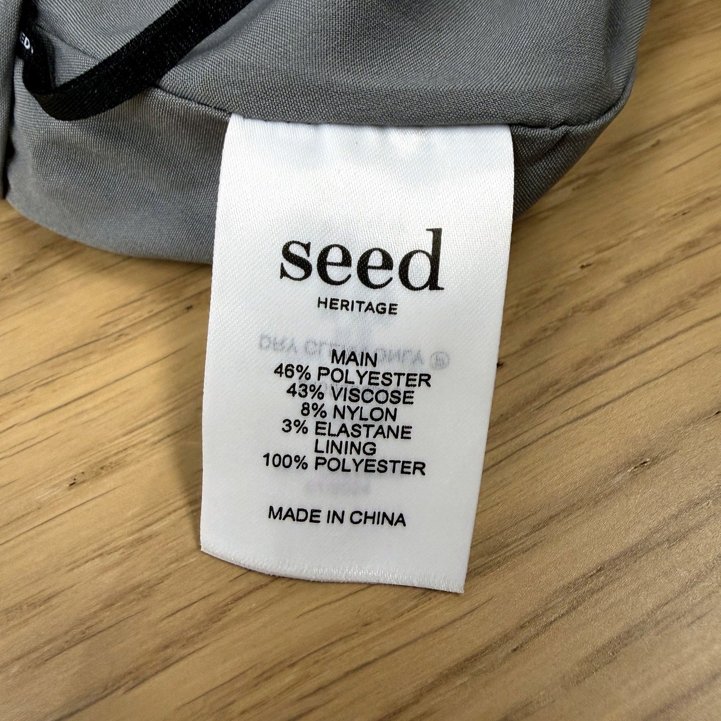 Seed Heritage Gray Pleated Mini Skirt Elegant Casual Everyday Wear Size 12