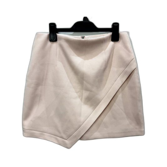 Forever 21 Womens Textured Mini Skirt with Zipper in Pink, Size 10 NEW