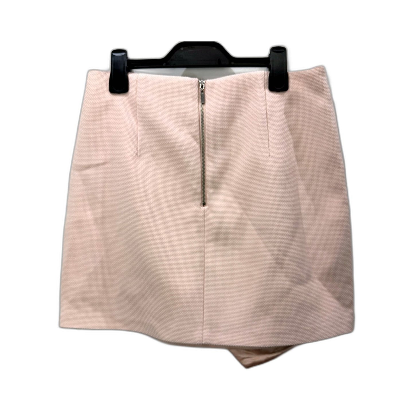 Forever 21 Womens Textured Mini Skirt with Zipper in Pink, Size 10 NEW