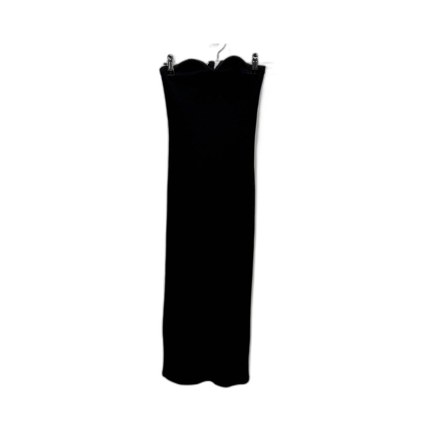 Zara Womens Neck Tied Black Casual Feminine Dress - Size S