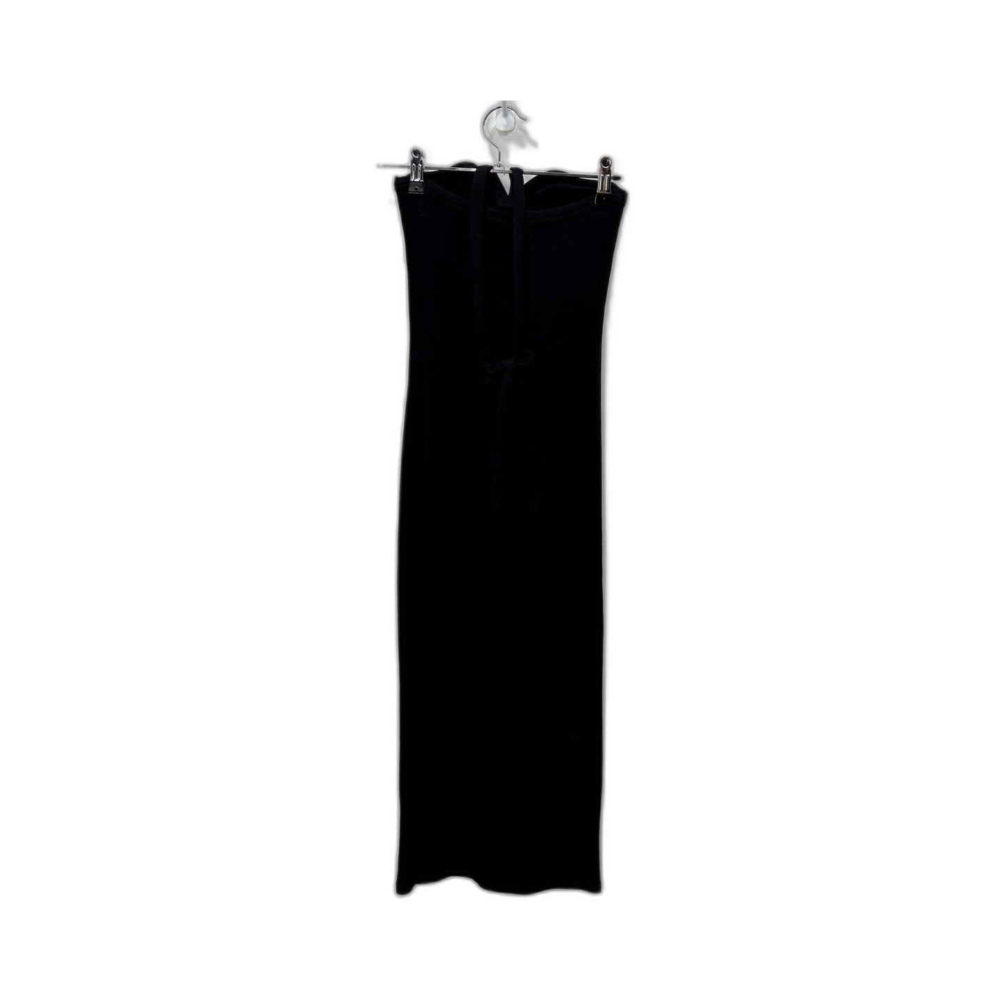 Zara Womens Neck Tied Black Casual Feminine Dress - Size S
