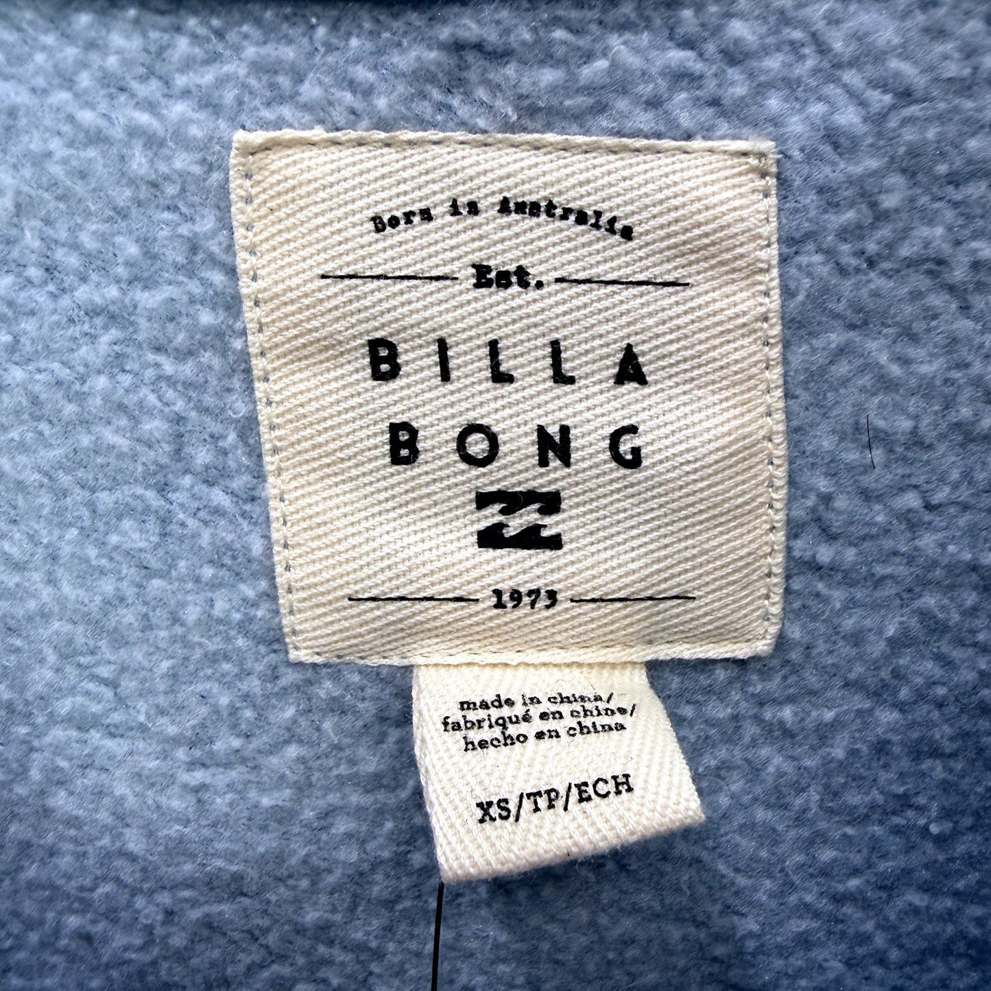 Billabong Womens Gray Pullover Sweatshirt - Casual & Comfortable XS NEW