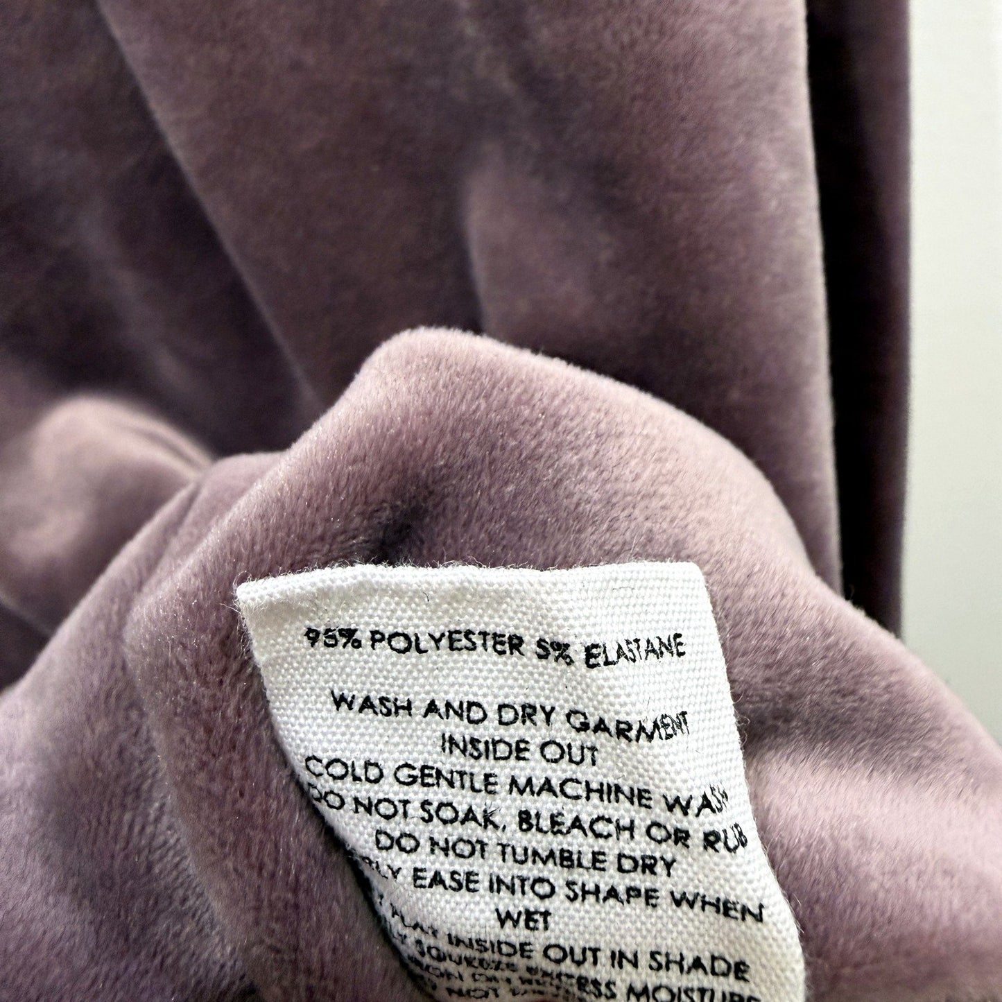 Decjuba Womens Plum Pullover Velvet Sweatshirt Soft Cozy Loungewear Size M
