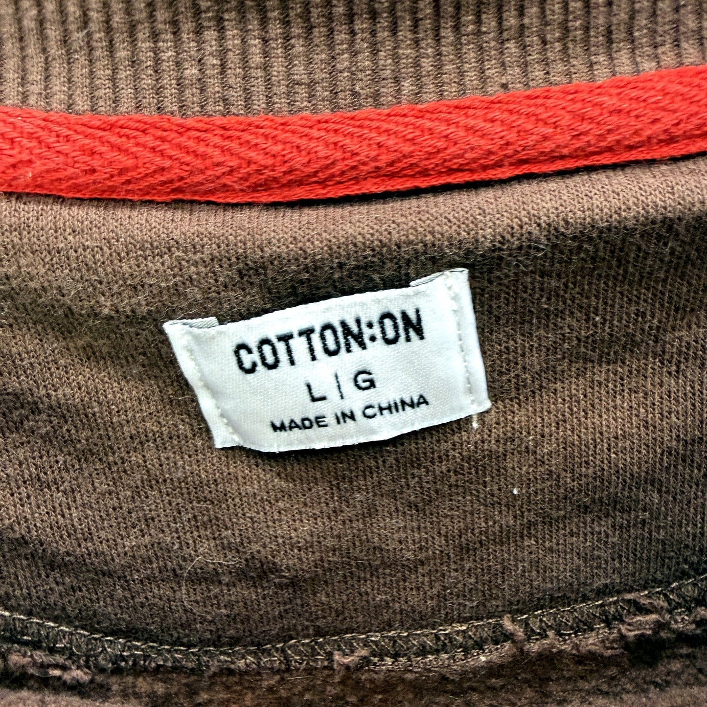 Cotton On Womens 1978 Brown Pullover Sweatshirt Size L