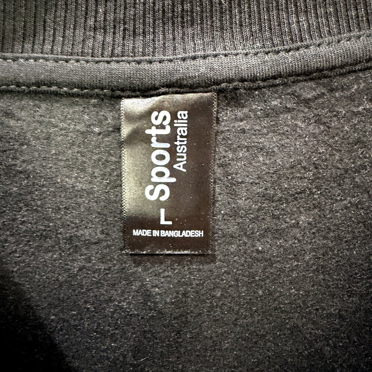 Calvin Klein Mens Pullover Sweatshirt - Comfortable Cotton Black Large