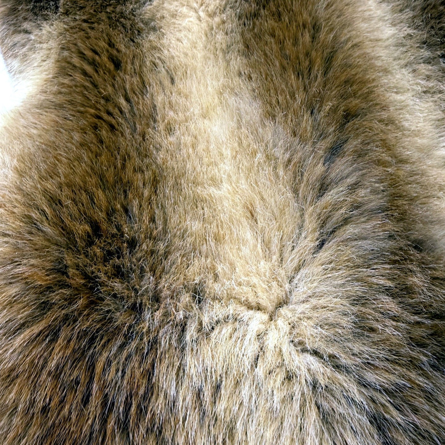 Eybl Womens Faux Fur Hooded Coat in Brown, Warm Outerwear Size 16