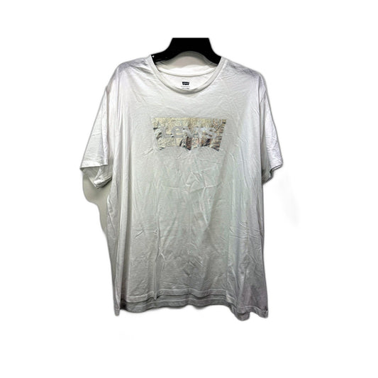 Levi's Womens Graphic T-Shirt in White, Comfortable Casual Fit Size XXL