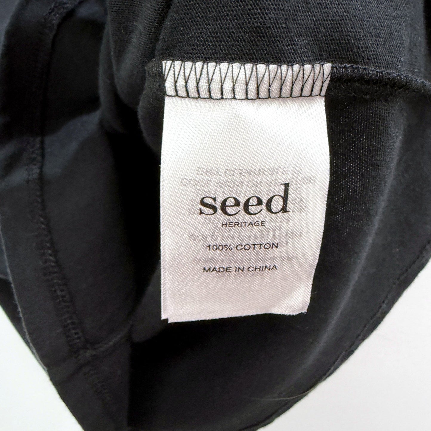 Seed Heritage Womens Black Tank Top with Shoulder Layers, Size S