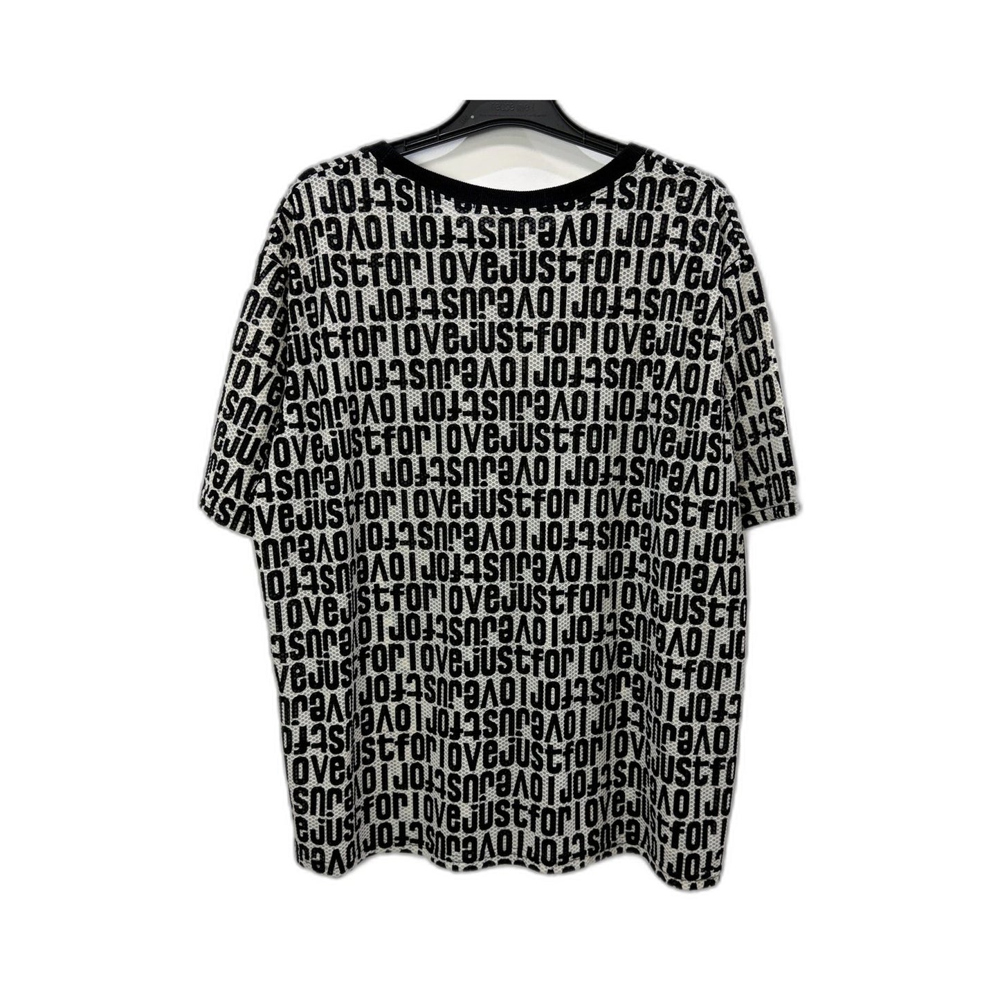 SQG Womens Pullover Sweatshirt Graphic Oversized Black and White Size 4XL NEW