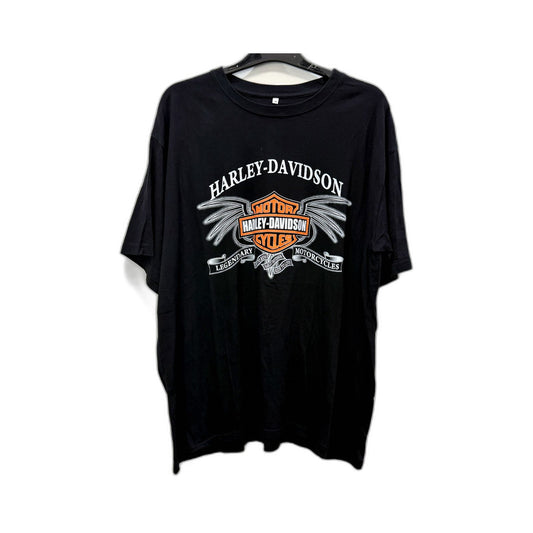 Harley-Davidson Mens Motorcycle Graphic T-Shirt Black Biker Tee Size XL