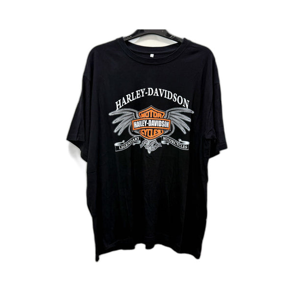 Harley-Davidson Mens Motorcycle Graphic T-Shirt Black Biker Tee Size XL