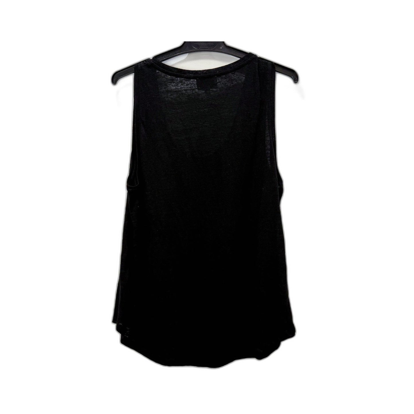 Witchery Womens Linen Tank Top in Black, Size M - Lightweight & Breathable