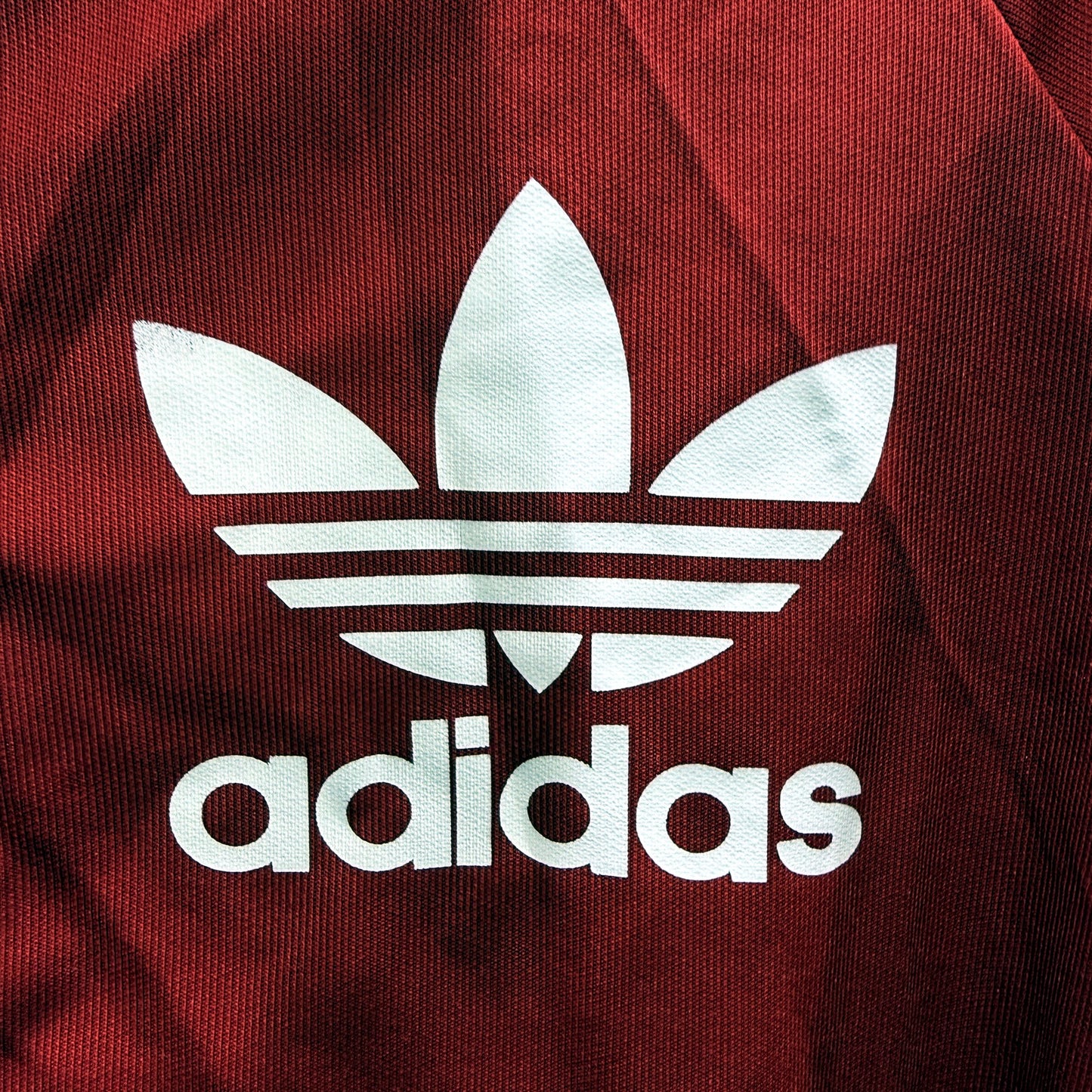adidas Womens Zipped Sweatshirt Red Lightweight Casual Activewear Size XS