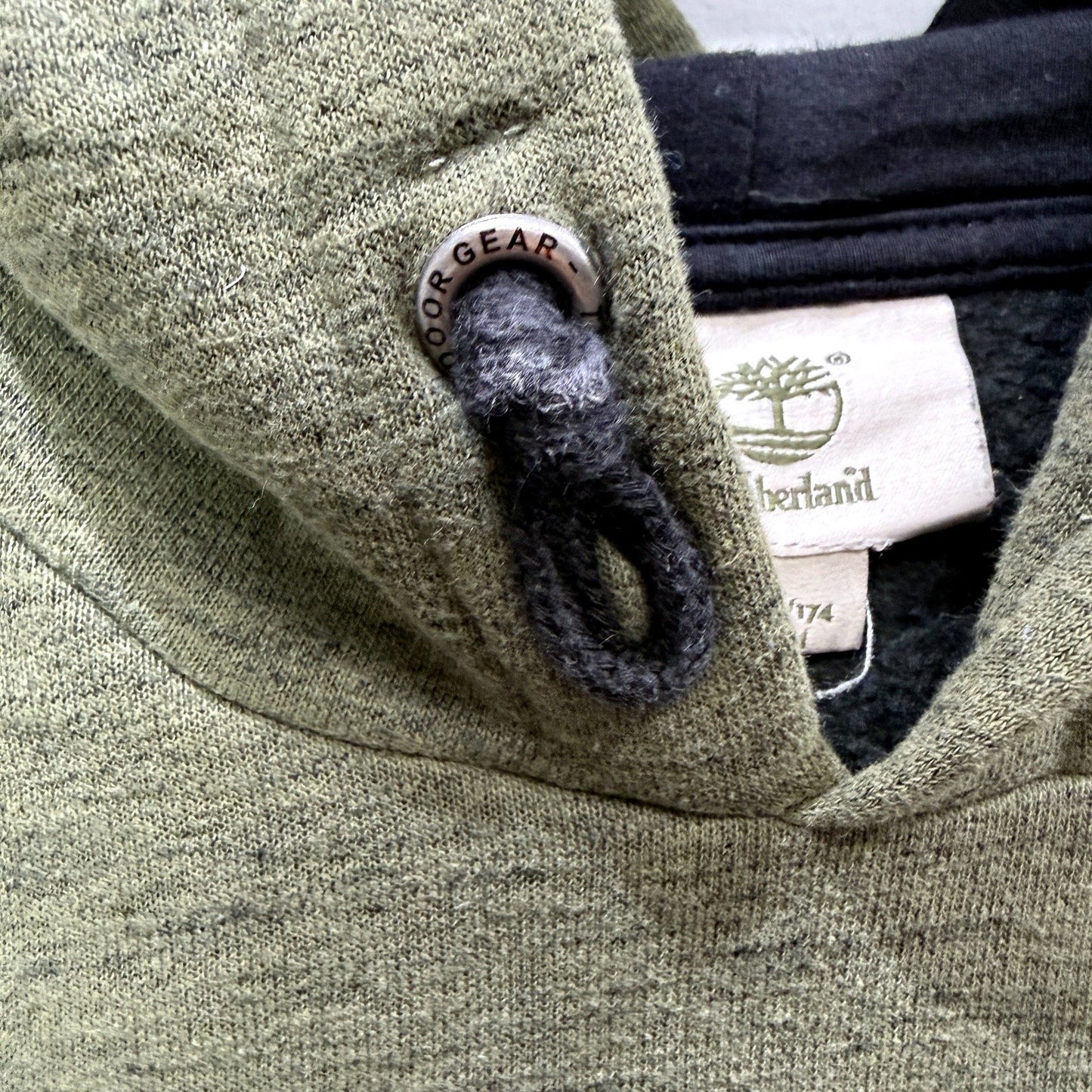 Timberland Womens Olive Green Pullover Hoodie - Size 16