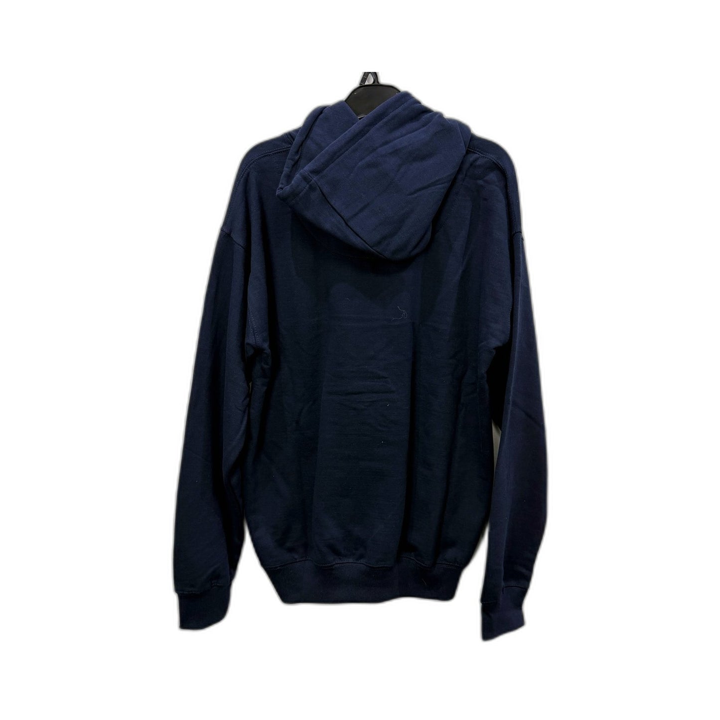 Sannfield Mens Pullover Sweatshirt Navy Blue Hooded Casual Jumper Size M NEW