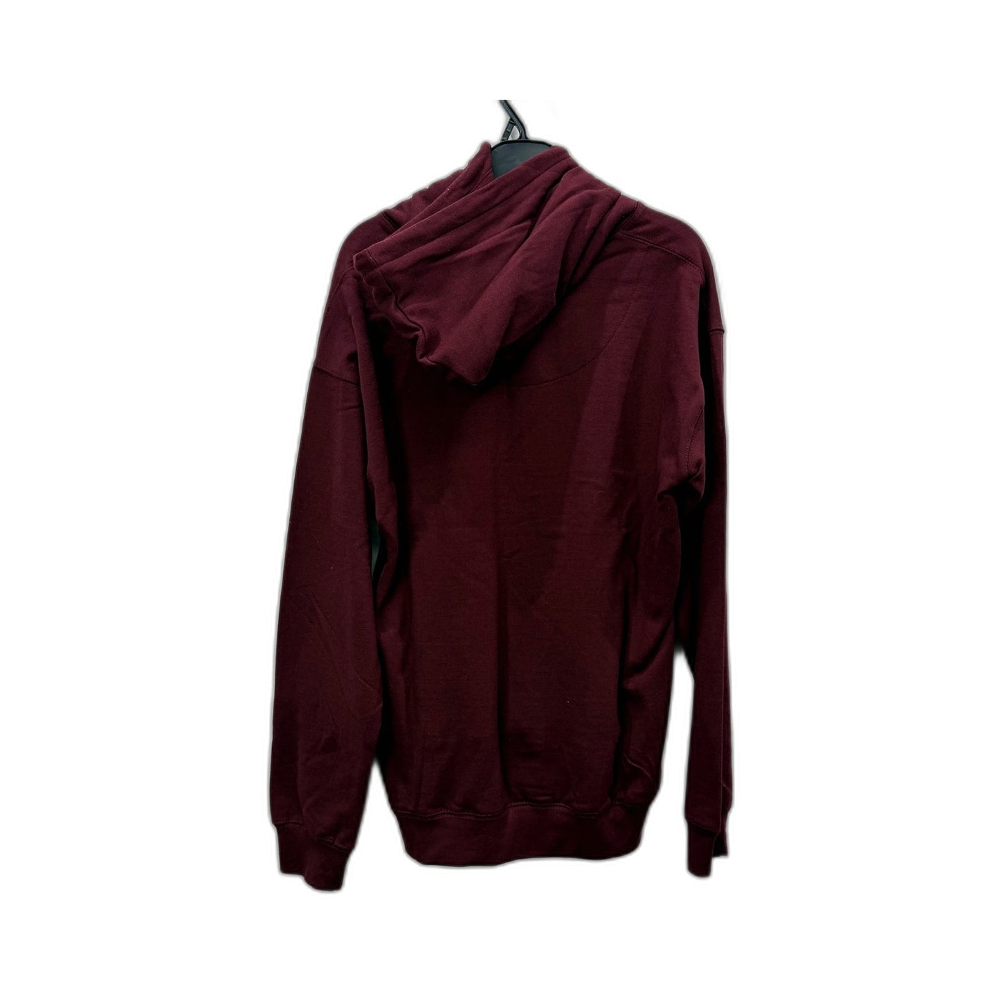 Sannfield Mens Pullover Sweatshirt Burgundy Casual Comfortable Cotton Size M NEW