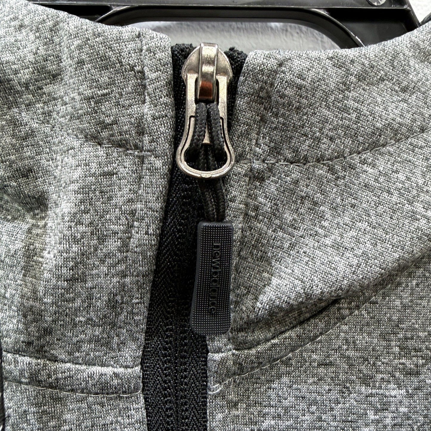 Balance Mens Gray Zipped Hooded Sweatshirt - Casual Pullover Size Small
