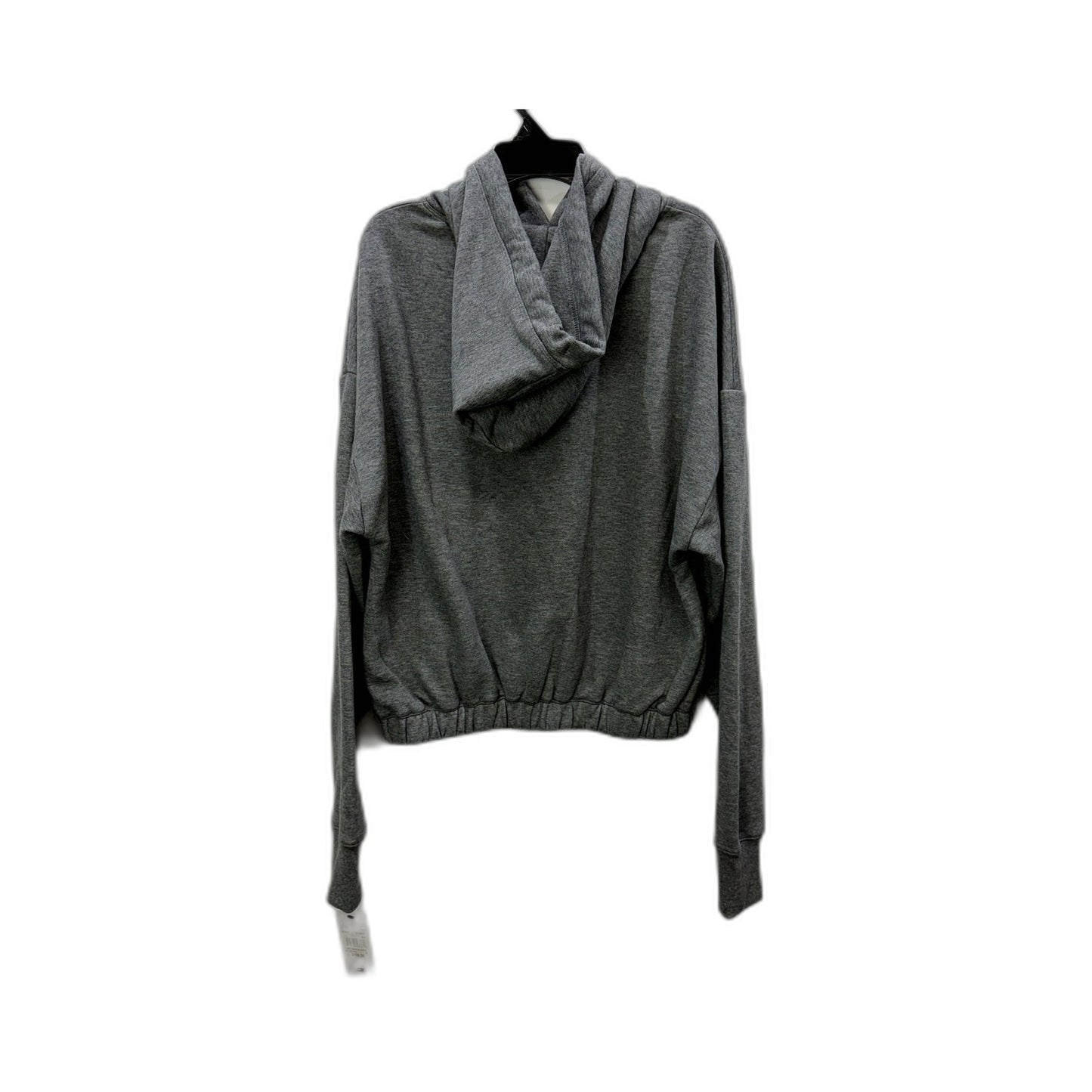 Tommy Hilfiger Womens Cropped Gray Pullover Sweatshirt, Size M NEW