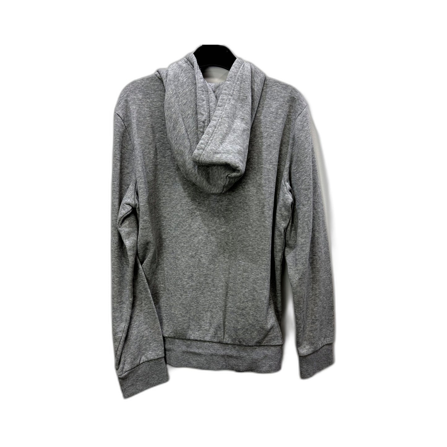 adidas Womens Gray Zipped Hoodie Pullover Sweatshirt in XL Size