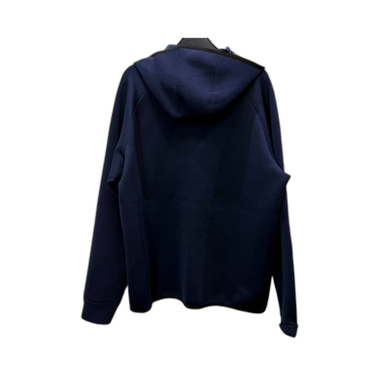 Uniqlo Mens Hooded Windsheater Pullover Sweatshirt, Navy Blue, Size L