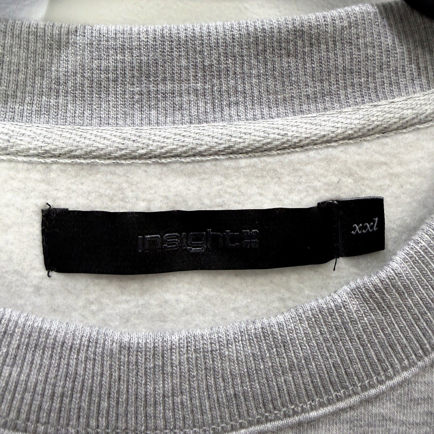 Insight Mens Gray Pullover Sweatshirt - Comfortable Crew Neck in Size 2XL