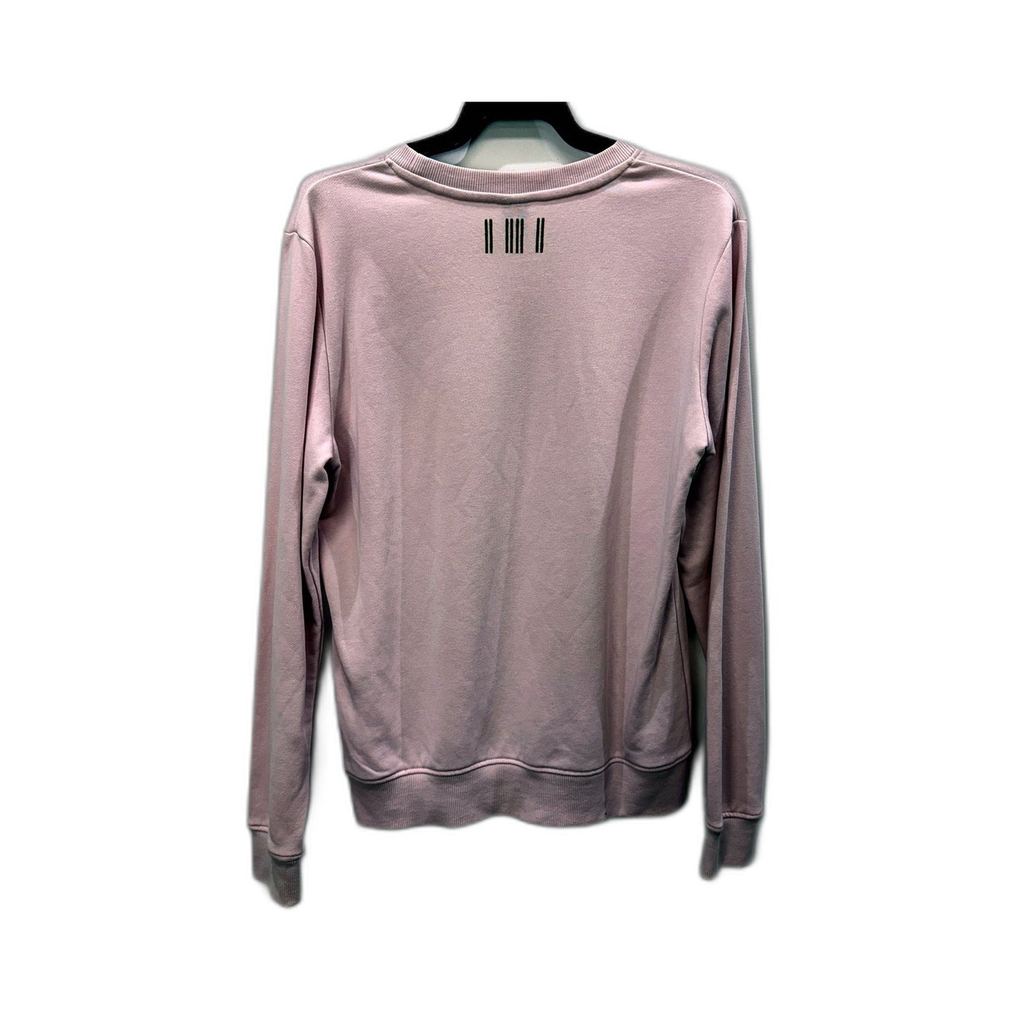 Jaggad Womens Light Pink Pullover Sweatshirt Comfortable Casual Size M