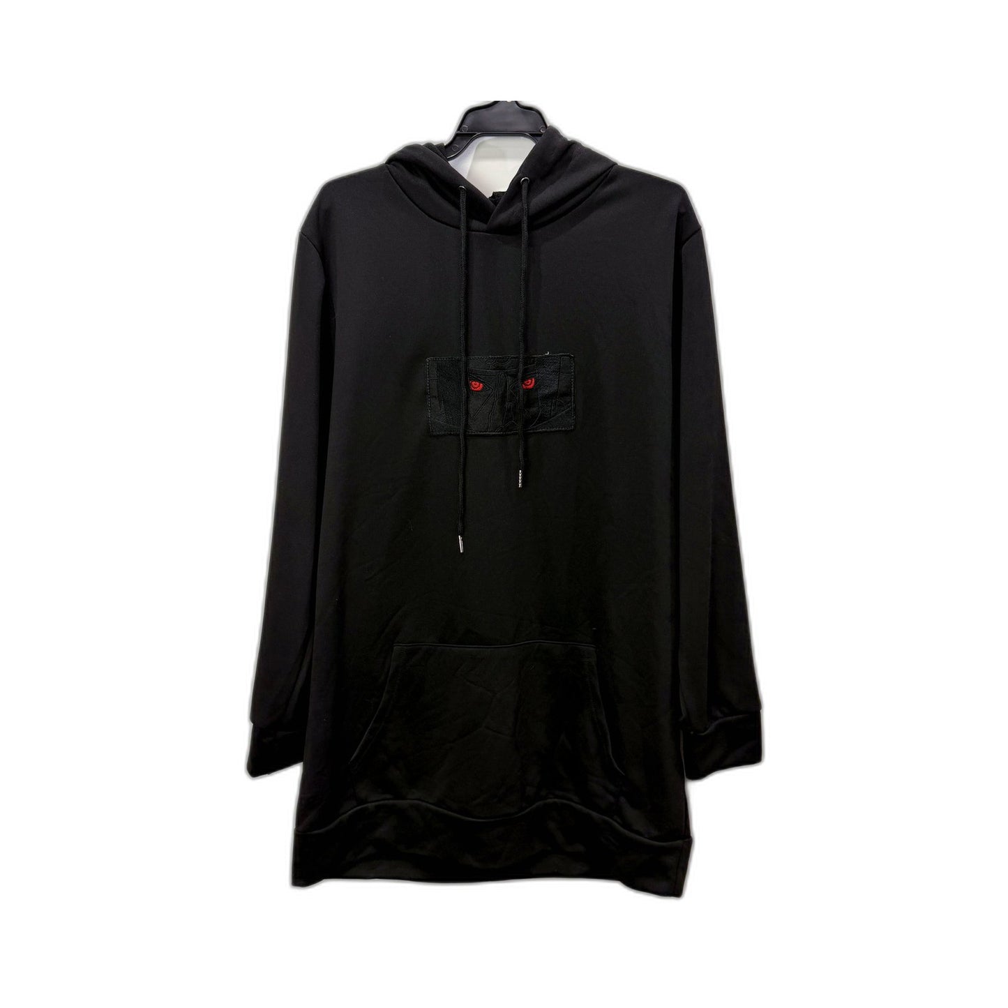 Roar Mens Japan Pullover Hoodie Embroidered Anime Itachi Graphic Black Size M