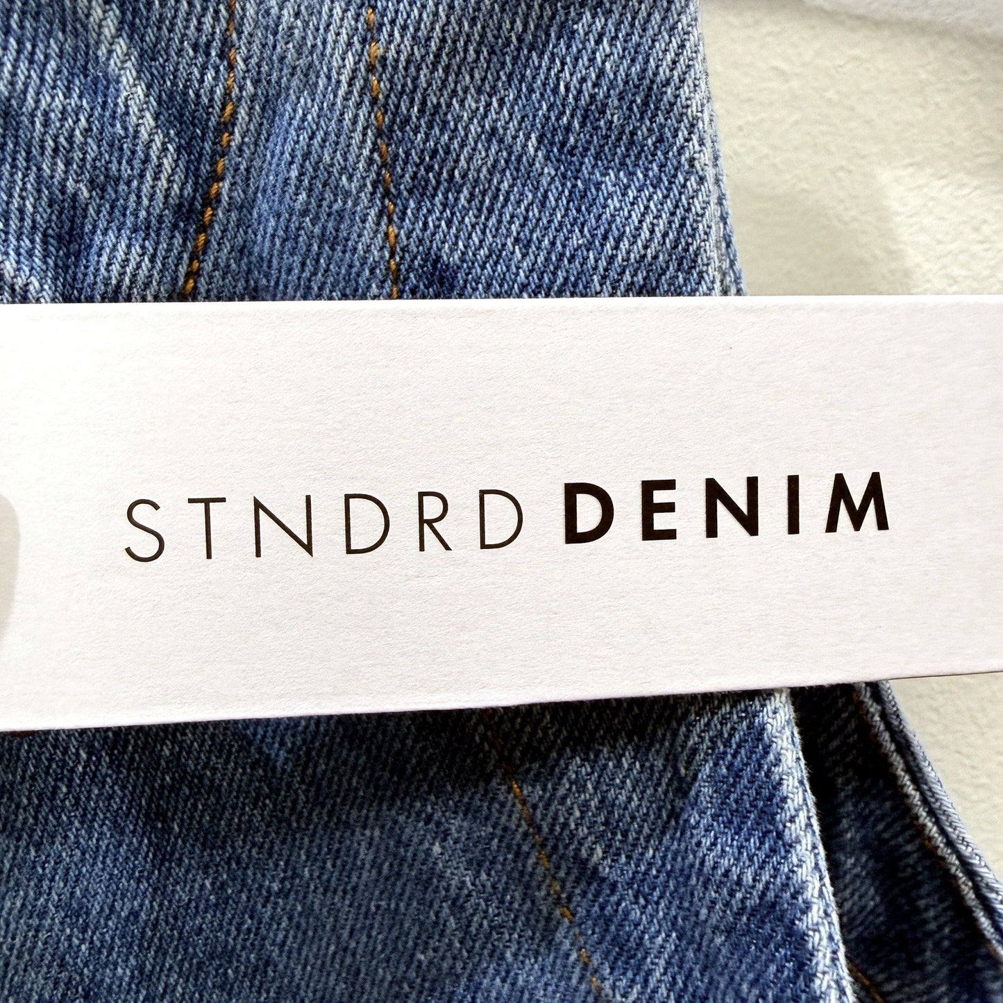 Stndrd Denim Womens Sleeveless Distressed Vest in Blue, Size S/10 NEW