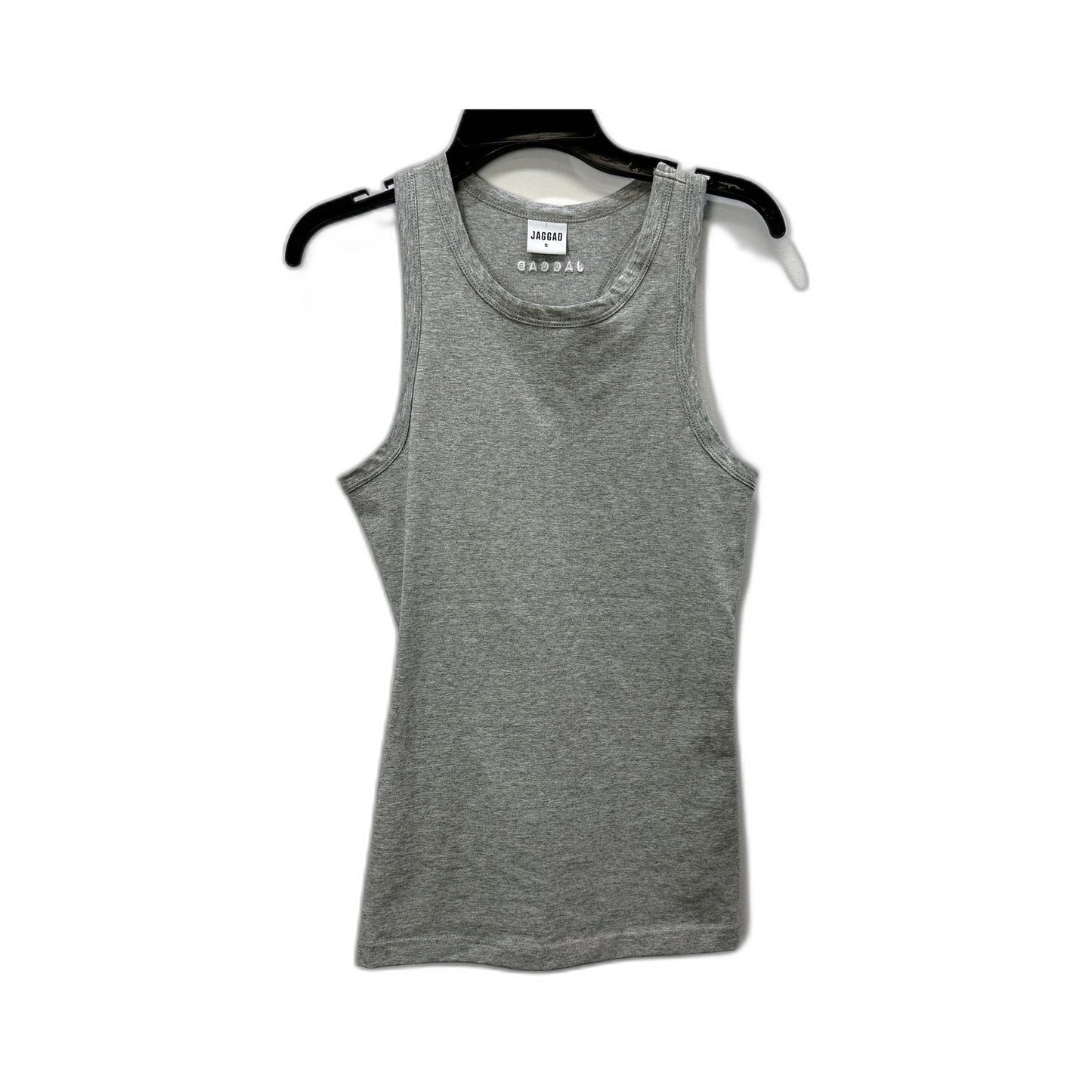 Jaggad Womens Gray Racerback Tank Top - Soft Cotton Elastane Size S